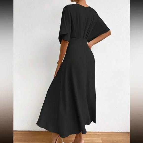 Boho batwing sleeve A line dress - Picture 2 of 5